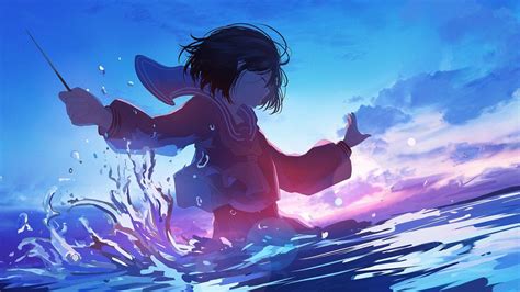 Ocean Anime Wallpapers - Top Free Ocean Anime Backgrounds - WallpaperAccess