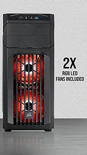 New Model CORSAIR SPEC 01 RGB Mid Tower Cabinet Transparent Side Panel ...