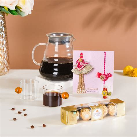 Coffee Gift Hamper For Rakhi Set Of 6 Online - Premium Gift Hamper ...