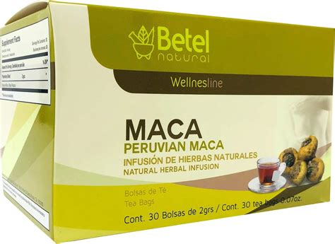 Buy Peruvian Maca Tea by Betel Natural - Powerful Flavonoid Superfood ...