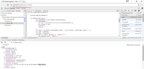 Debugging Node.js 的图像结果