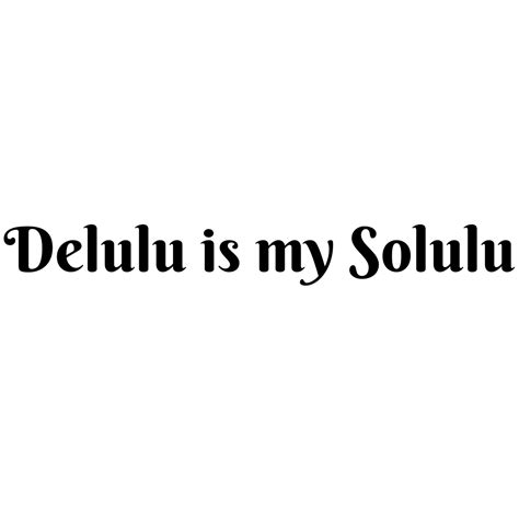 Delulu is my Solulu Crop top – Unfilter