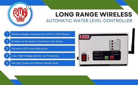 RMG Advanced Wireless (1 Km range) Fully Automatic Water Level ...
