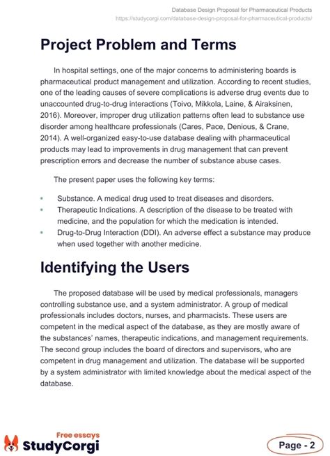 Image result for Database Design Proposal