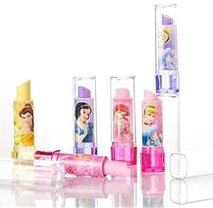 Pee Key Girl's Cartoon Lipstick Shaped Eraser with Cute Dolls & carton ...