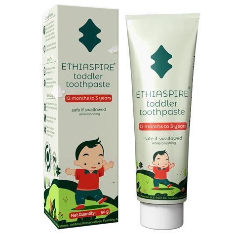 Buy Ethiaspire Toddler Oral Health Toothpaste|Safe If Swallowed|Eco ...