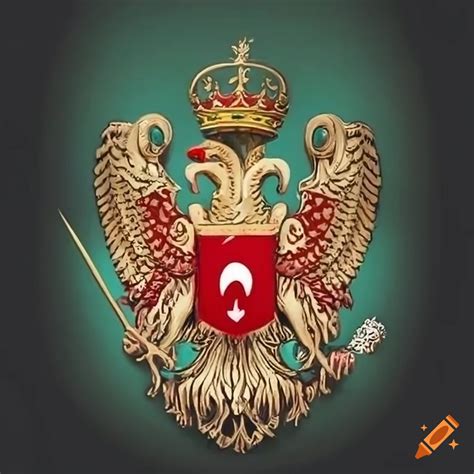 Modern nationalist polish coat of arms on Craiyon