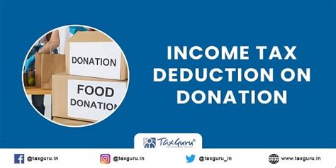 Income Tax Deduction on Donation