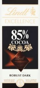 LINDT EXCELLENCE 85%COCOA ROBUST DARK CHOCOLATE 100GM Bars Price in ...