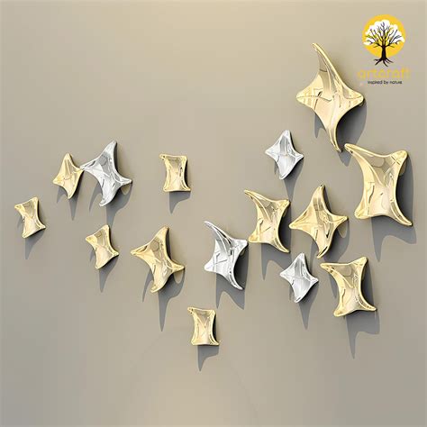 Twist Square Wall Decor - 100% Made From Brass – Artcraft