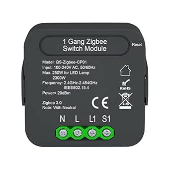 QS-Zigbee-CP01 Tuya ZigBee Intelligent Switch Module Intelligent Home ...
