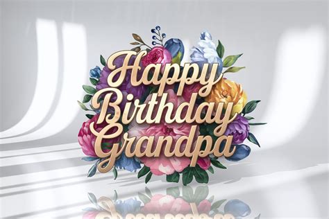 Free Download Happy Birthday Grandpa Fishing Design