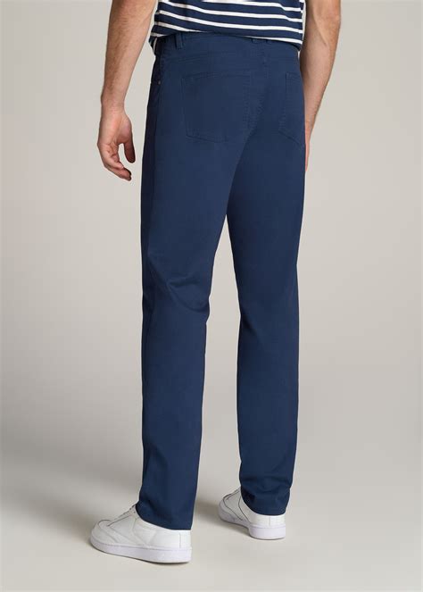J1 Straight Leg Five-Pocket Pants For Tall Men Marine Navy | American Tall