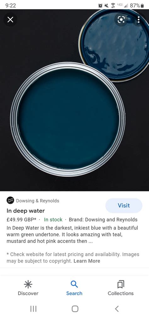 Pin by Chelsea White on Decor | Paint colors for home, Deep blue paint ...