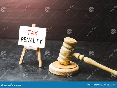 Tax Penalty. Appointment of Court Punishment for Non-payment of Taxes ...