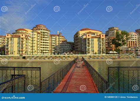 Elenite Resort Beach View,Bulgaria Stock Photo - Image of facade, balkans: 58088128