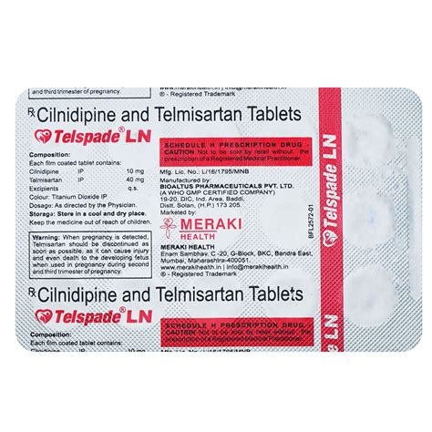 Telspade LN Tablet 15's | Uses, Side Effects, Price | Apollo Pharmacy