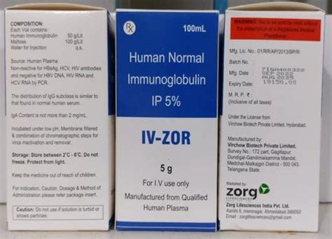 Human Normal Immunoglobulin - GLOBUCEL 10G/100ML Human Normal ...