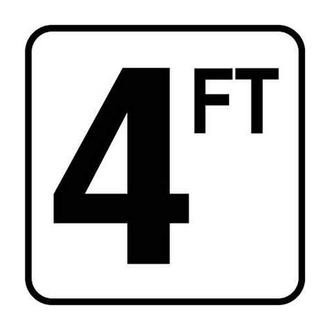 Vinyl Swimming Pool Depth Marker - 4 Ft. : Amazon.in: Home & Kitchen