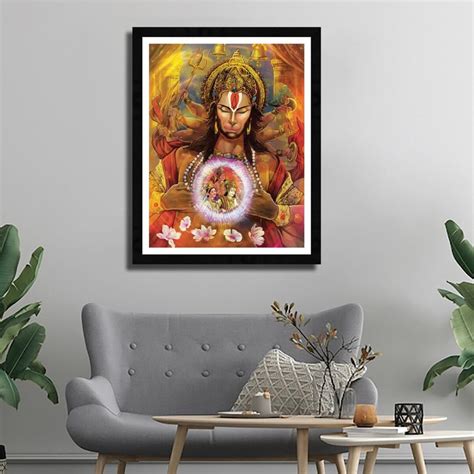 Lord Hanuman ji wall Arts Décor Painting - Modern Arts