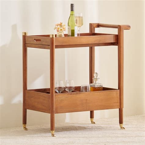 Buy Amanda Serving Trolley - Brown from Home Centre at just INR 25998.0