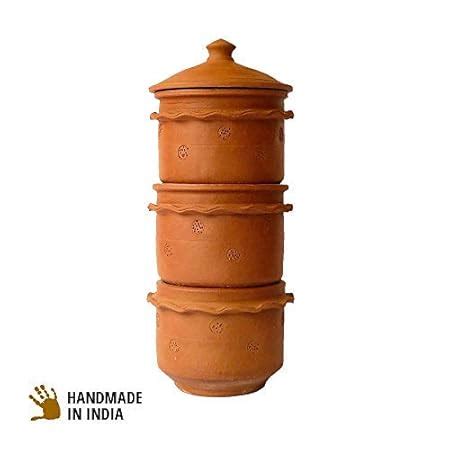 Daily Dump Khamba - 3 Tier Large Terracotta Home Composter: Amazon.in ...