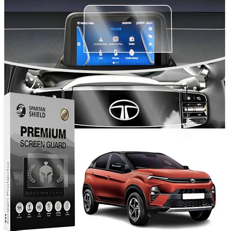 Spartan Shield Screen Guard Combo For New Tata Nexon 2023 Facelift ...