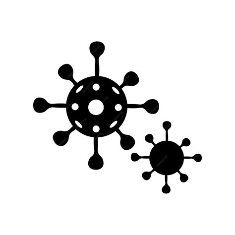 Premium Vector | Big and small virus bacteria. Set of viruses. Danger of infection. Vector ...