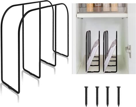 Amazon.com: WANGDEFA 2 Pack Base Cabinet Tray Dividers 11.8 * 9 * 3inch ...