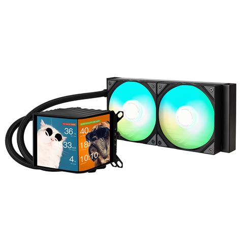 Tryxpanorama 240 Argb 240mm Aio 6 67 Amoled L Shaped | Desertcart INDIA