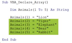Image result for VBA Assign Variable From Array and Paste It