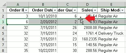 Image result for Excel Move Row
