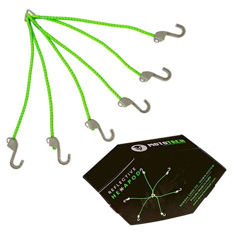 Premium Mototech Reflective Hexapod Bungee Cord Tie-down System – Motodrift