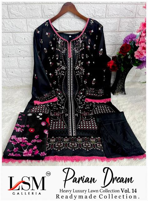Lsm Parian Dream Vol 14 Lawn Cotton Readymade Dress Collection