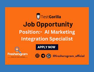 Join Testgorilla as an AI Marketing Integration Specialist and Play a ...