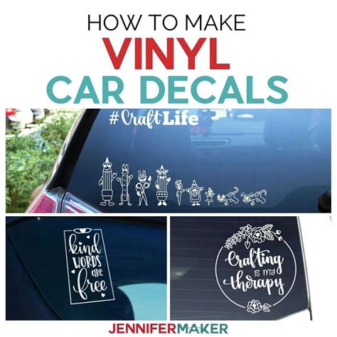 How To Make Car Decals With Printable Vinyl - Educational Printable ...