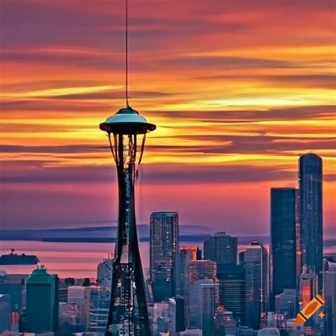 Crime dans la ville de seattle on Craiyon