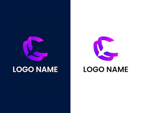 Letter o and c modern logo design template | Premium Vector