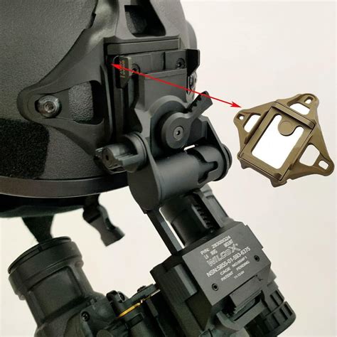 Okyass Tactical Helmet NVG Mount Shroud Steel Night Vision India | Ubuy