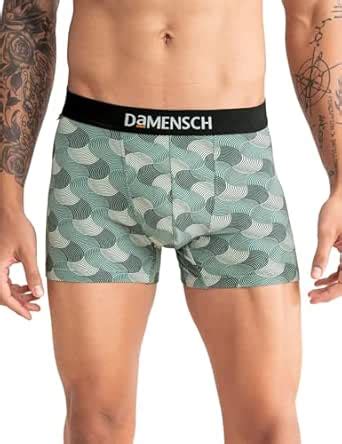 DAMENSCH Men's Deo-Cotton Deodorizing Printed Trunks- Pack of 1 ...
