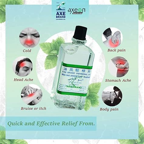 Axe Brand Universal Oil for Quick Relief of Cold & Headache, 5ml ...