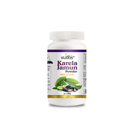 Buy Kudos Karela Jamun Powder - Uses, Benefits And Dosage
