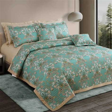 Luxury Green Bedding Set, King Cotton Bedspread Set – MALAKO