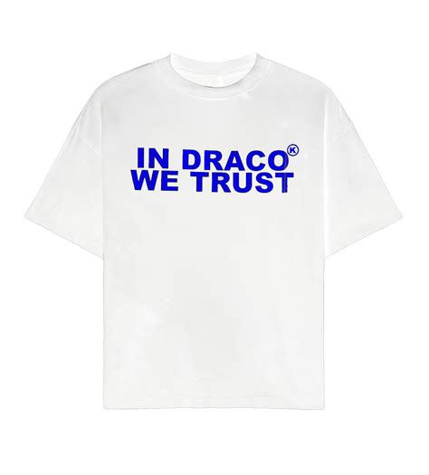 Kixkz Clothing In Draco We Trust Tee White/Blue – Restock AR