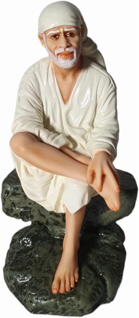 Buy EtsiBitsi Metal Gold sai Baba Murti, Sai Baba, Statue of Sai Baba ...