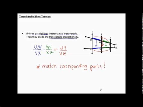 Image result for Three Parallel Lines Theorem