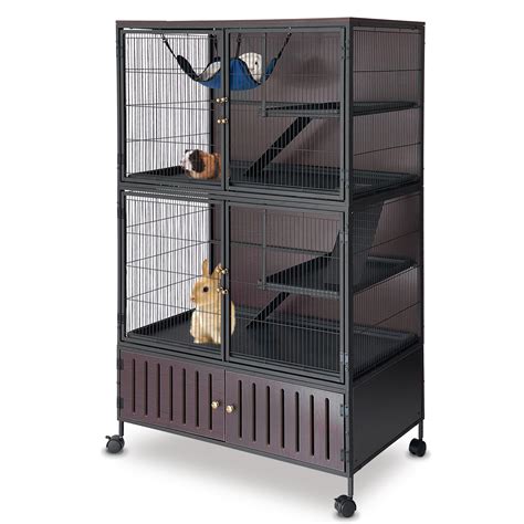 Snapklik.com : 60" Large Ferret Cage, Multi-Level Small Animal Mansion