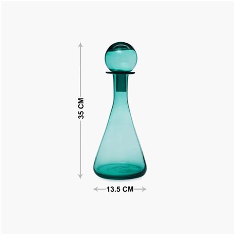 Buy Splendid Stanza Solid Round Glass Bottle With Knob from Home Centre ...