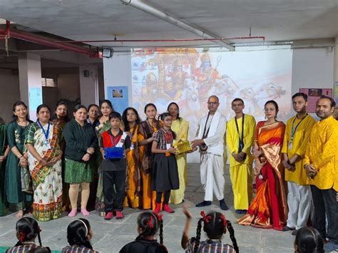 Geeta Jayanti was celebrated at AIM International School, Narol ...
