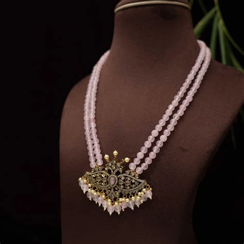 Reva Polki Beaded Necklace Set | Elegant Jewelry Online | Women